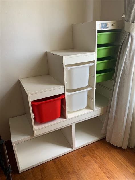 IKEA TROFAST Toy Storage with Boxes, Furniture & Home Living, Furniture ...