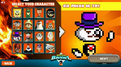 Nick Games Super Brawl 2 Characters