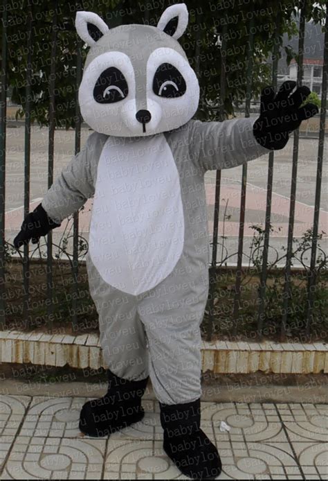 New Grey Raccoon Racoon mascot costume halloween costumes for women ...