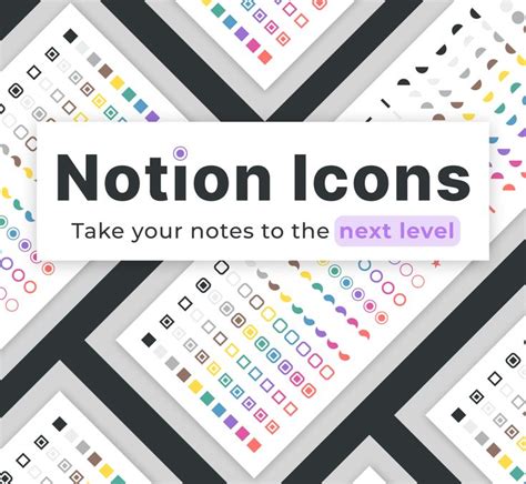 Notion Icon Pack in 2021 | Notions, Good notes, Bujo inspiration