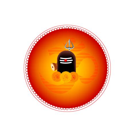 shiv lingam design for maha shivratri festival card 18107011 PNG