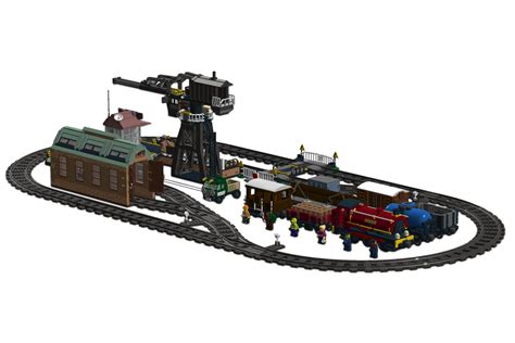 LEGO IDEAS - Deluxe Classic Steam Freight Set