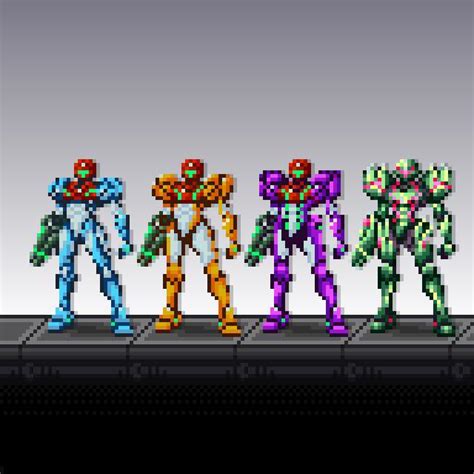 Samus pixel art : r/Metroid