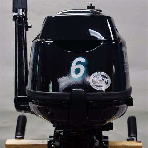 Tohatsu 4-Stroke 6HP Outboard Motor, Tiller Handle, New in the box ...