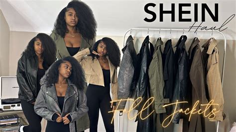 SHEIN Haul: Fall Jackets and coats| Fall haul 2023| Shein haul 2023 ...