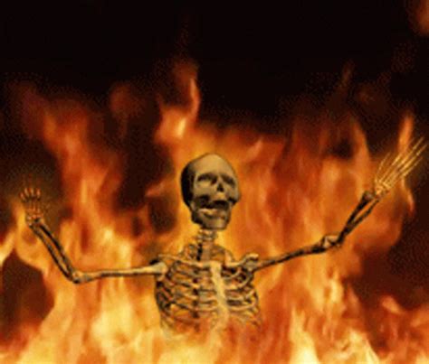 Skeleton Burning GIF - Skeleton Burning Hell - Discover & Share GIFs