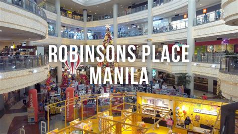 [4K] Robinsons Place Manila Ermita Walking Tour | Philippines October ...