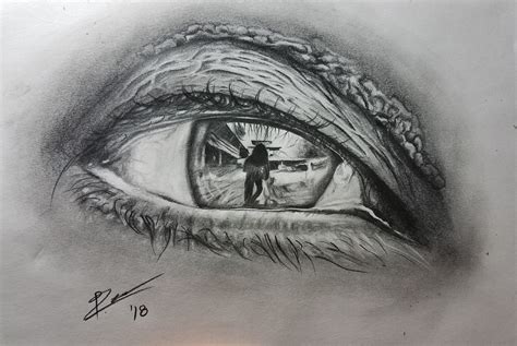 Eye Reflection pencil drawing I made on 9x12 inch paper. | Eye pencil ...