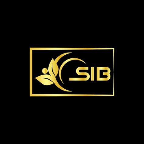 Premium Vector | Sib letter branding logo design template