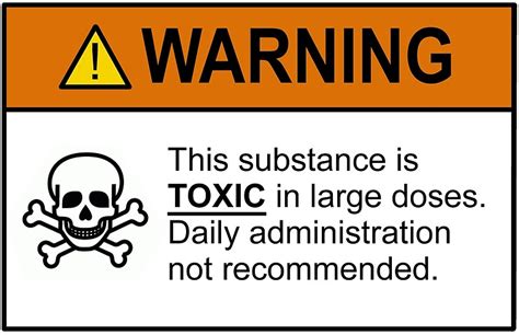 "TOXIC Warning Label" by LoonyMoonyProds | Redbubble