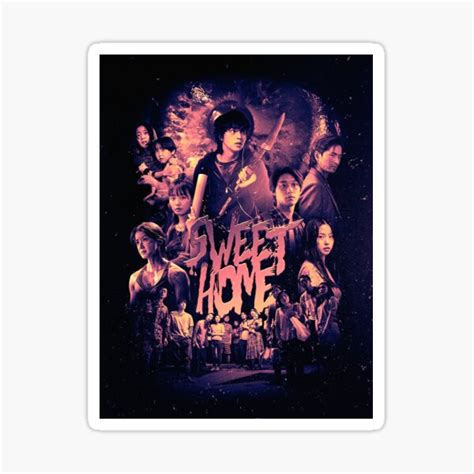 "SWEET HOME NETFLIX KOREAN SERIES" Sticker for Sale by 10969designs ...