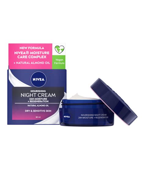 Nivea Face Night Cream for Dry & Sensitive Skin 50ml | Britannia.lk