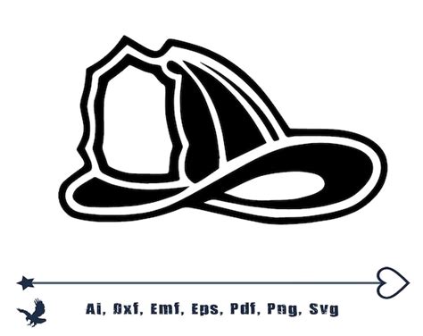 Firefighter Helmet Front Svg Cut Files Fireman Svg Eps Files for Cricut ...