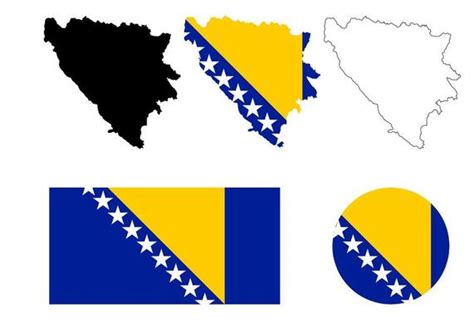 Bosnia Flag Vector Art, Icons, and Graphics for Free Download