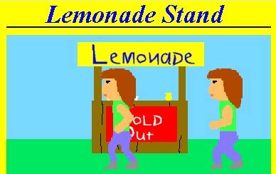 Lemonade Stand - free online games @ PlayItOnTheWeb