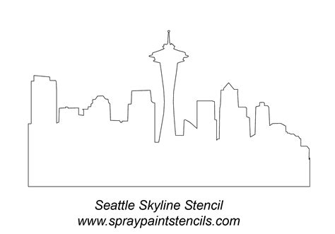 Seattle Skyline Drawing | Outline City Drawings http://forums ...