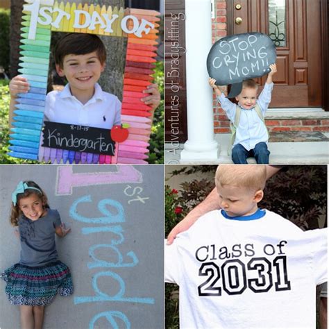 First Day of School Picture Ideas - 21 First Day of School Ideas