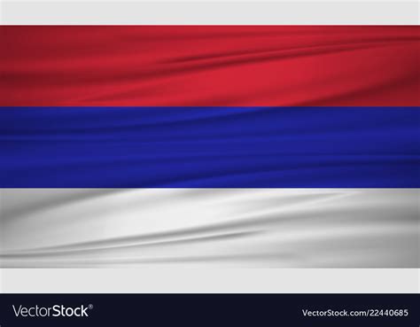 Republika srpska flag Royalty Free Vector Image