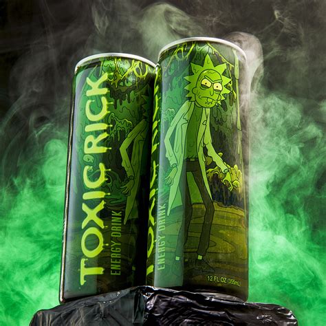 Toxic Rick Energy Drink // 12 Cans // 12 oz Each - Power Boosting ...