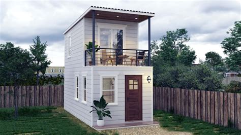 192 Sqft Two Storey Tiny House Design: 11 Million Views On YouTube