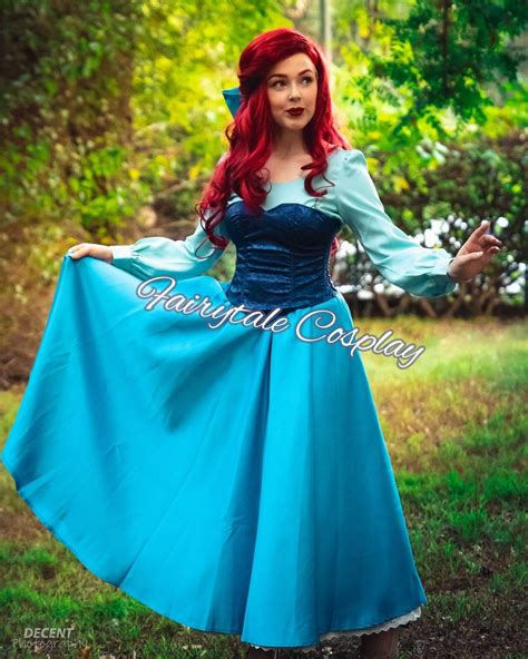 Ariel, Little Mermaid, Cosplay Dress Adults Princess Costume, Disney ...