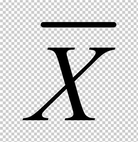 Arithmetic Mean Statistics Symbol Sample Mean And Covariance PNG ...