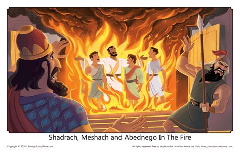 Large Shadrach, Meshach, and Abednego Teaching Picture