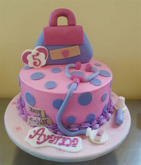 Doc McStuffins Inspired Birthday Cake - Decorated Cake by - CakesDecor