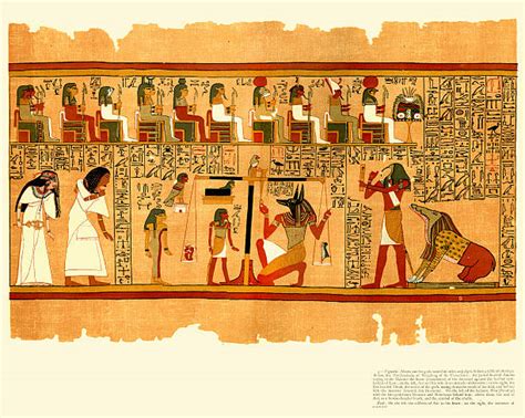 Ancient Egyptian Papyrus Background