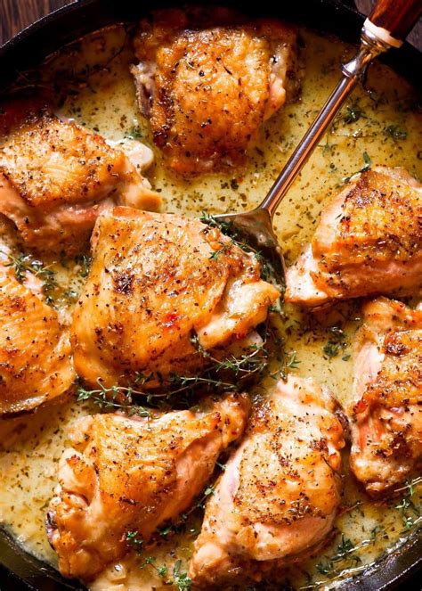 Herb Roasted Chicken Thighs - the kind of cook recipe