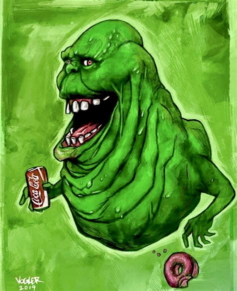 Slimer by VoglerIllustrationz on DeviantArt