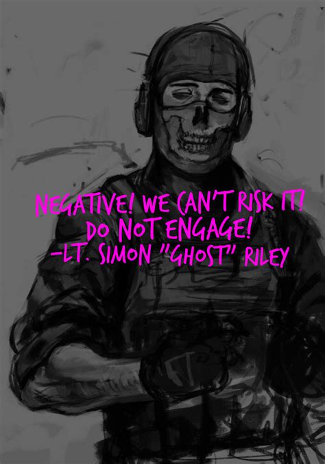 game character quote • lt. simon "ghost" riley | Tentara, Kartun