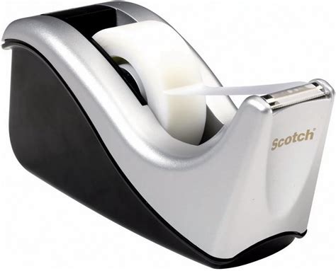 Amazon.com : Scotch Desktop Tape Dispenser, Silvertech Two-Tone (C60-ST ...