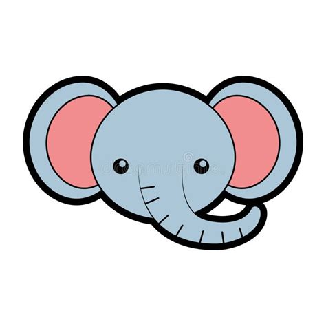 How To Draw A Cartoon Elephant Head