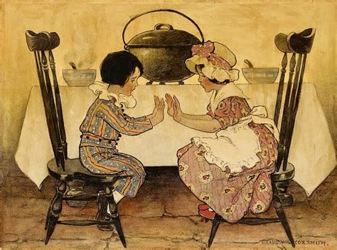 ' Pease-Porridge Hot, Pease-Porridge Cold' by Jessie Willcox Smith ...