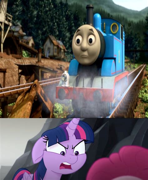 Thomas Saw Twilight Yells At Pinkie Pie by 22Tjones on DeviantArt