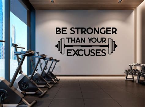 Motivational Wall Art for Gym Fitness Club Decor Be Stronger - Etsy