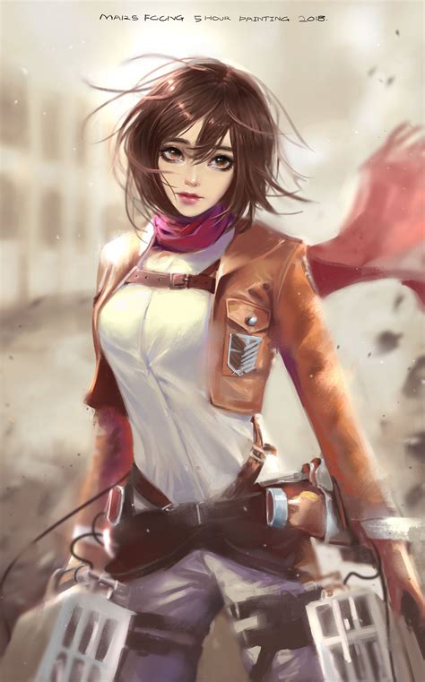 Mikasa Fan Art, Mars Foong | Anime, Titanic, Hình nền