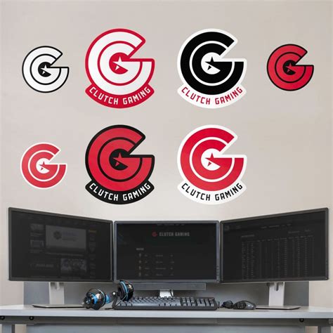 Clutch Gaming: Logo Collection - Officially Licensed Removable Wall De ...