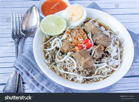 Nasi Rawon Traditional Indonesian Beef Black Stock Photo 561768679 ...