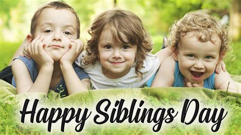 National Siblings Day 2021: Celebrate with your brothers & sisters-Know ...