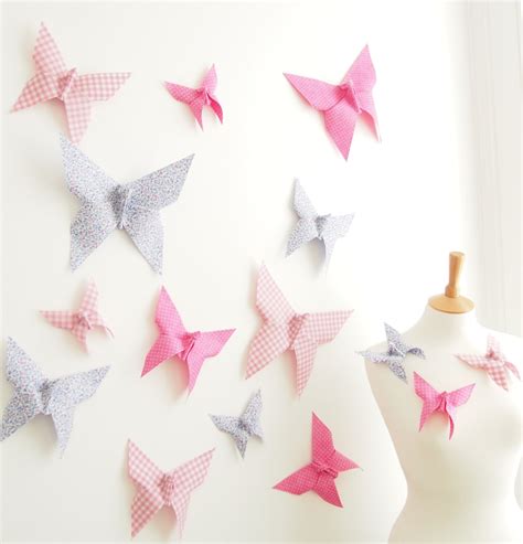 3D Butterfly Wall Art Decor Origami Butterflies Wedding