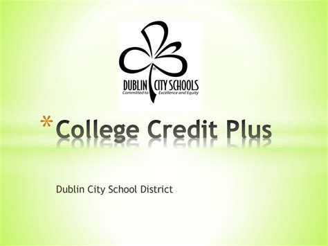 Dublin City School District - ppt download