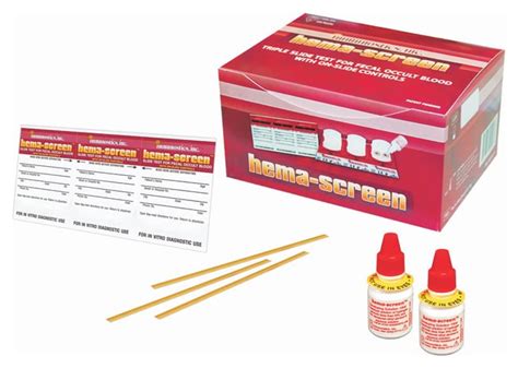 Immunostics Hema-Screen Fecal Occult Blood Test Kit Fecal occult blood