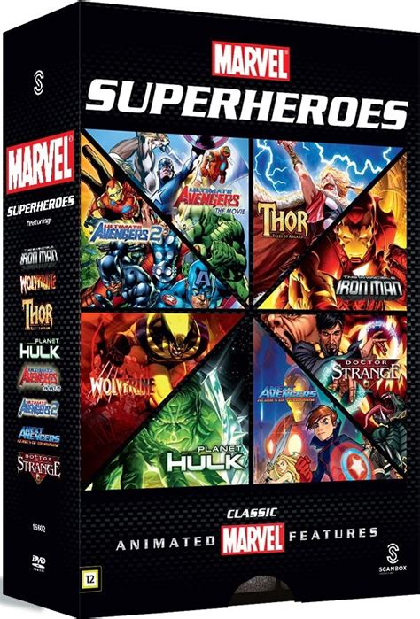 Marvel Animated Superheroes - Boks DVD Film → Køb billigt her - Gucca.dk