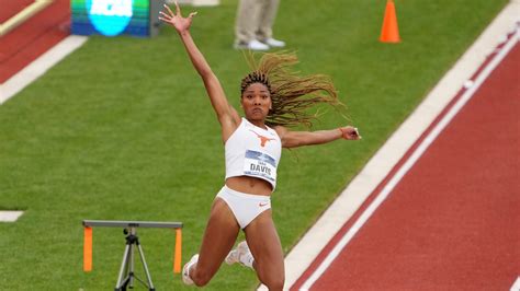 TRACK AND FIELD: Texas' Tara Davis sweeps NCAA's long jump titles