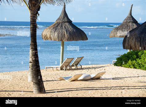 Beach in front of the Sofitel SO, Mauritius Stock Photo - Alamy