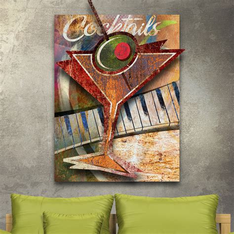 Cocktails Dimensional Metal Wall Art by Ralph Burch – RALPH BURCH