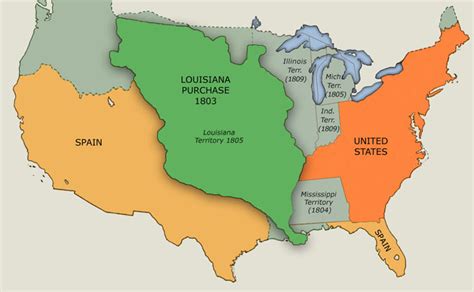 What land acquisition doubled the size of the United States in 1803 ...