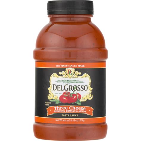 DelGrosso Pasta Sauce, Three Cheese (45 oz) - Instacart